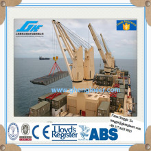 Electric offshore marine crane for bulk cargo ship